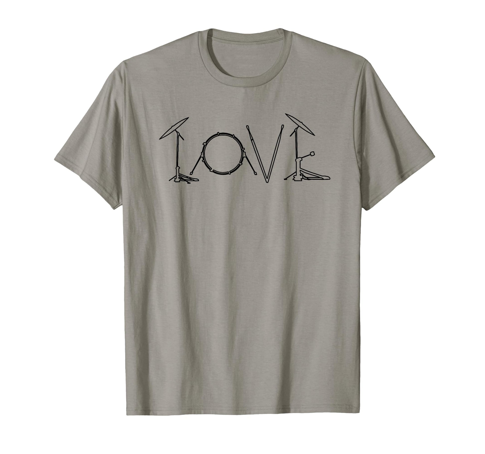 Funny Love Drummer Musician T-Shirt - Trendy Graphic Men Women - T-Shirt, Sweatshirt, Hoodie