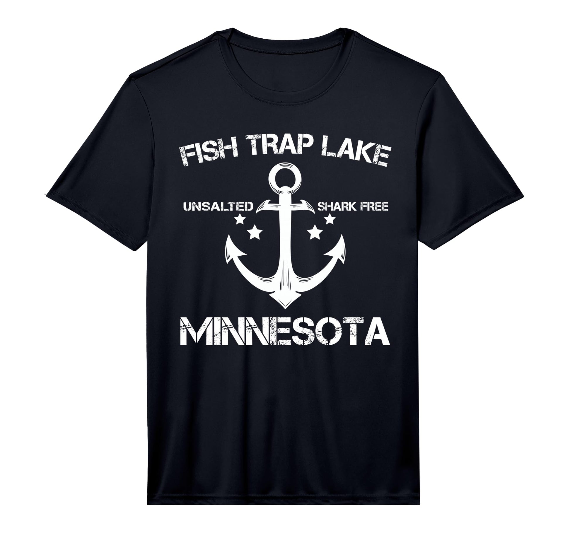 Fish Trap Lake Minnesota Funny T-Shirt - Custom Art Print for Adults - T-Shirt, Sweatshirt, Hoodie
