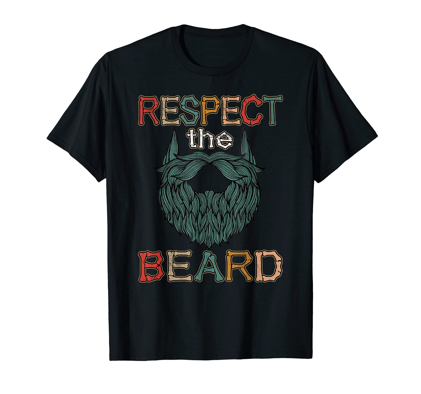 Mens Rad Dad Beard Respect Beard T-Shirt - Novelty Apparel for Adults - T-Shirt, Sweatshirt, Hoodie