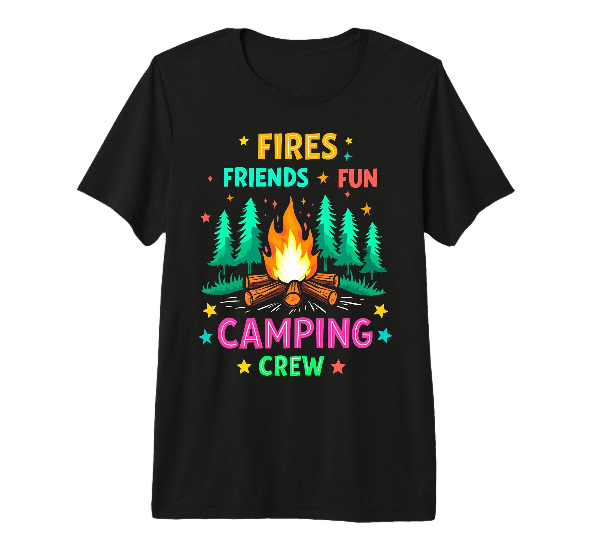 Camping Crew Group Matching Funny T-Shirt - Fun Novelty Design for Adults - T-Shirt, Sweatshirt, Hoodie