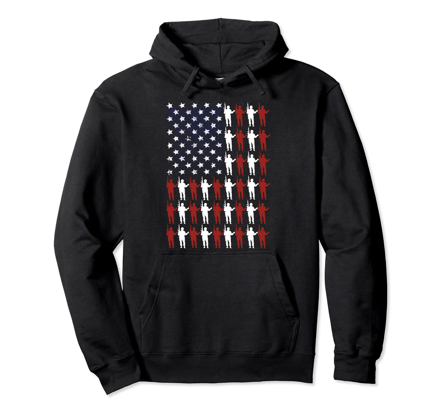 Veteran Flag American Dad Heroes Gift Hoodie - Novelty Apparel Men Women - T-Shirt, Sweatshirt, Hoodie