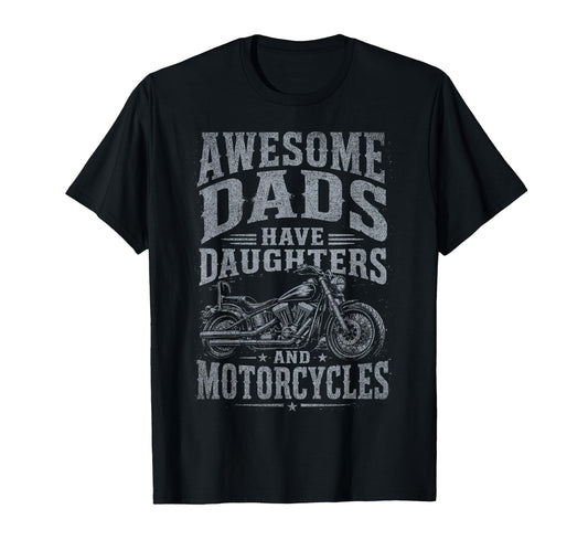 Awesome Dads Have Daughters And T-Shirt - Trendy Graphic for Adults - T-Shirt, Sweatshirt, Hoodie