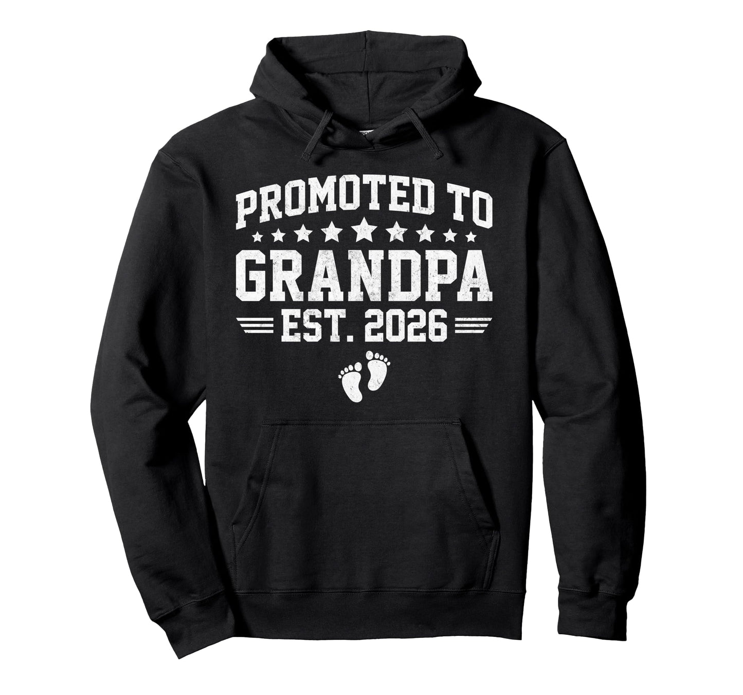 Promoted To Grandpa Est 2026 Soon To Hoodie - Aesthetic Graphic Men Women - T-Shirt, Sweatshirt, Hoodie