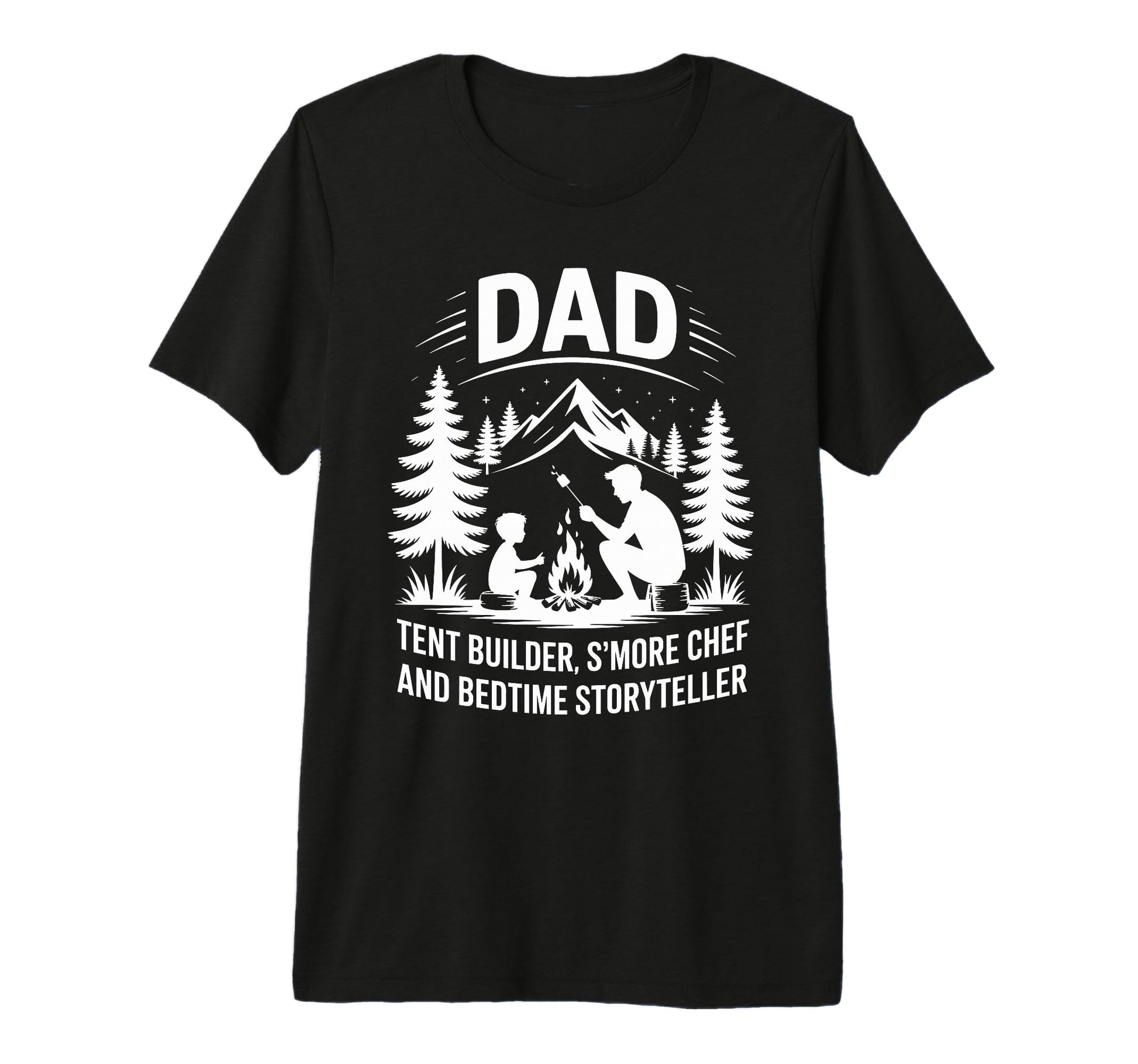 Funny Camping Dad Camper And Nature T-Shirt - Unique Graphic for Adults - T-Shirt, Sweatshirt, Hoodie