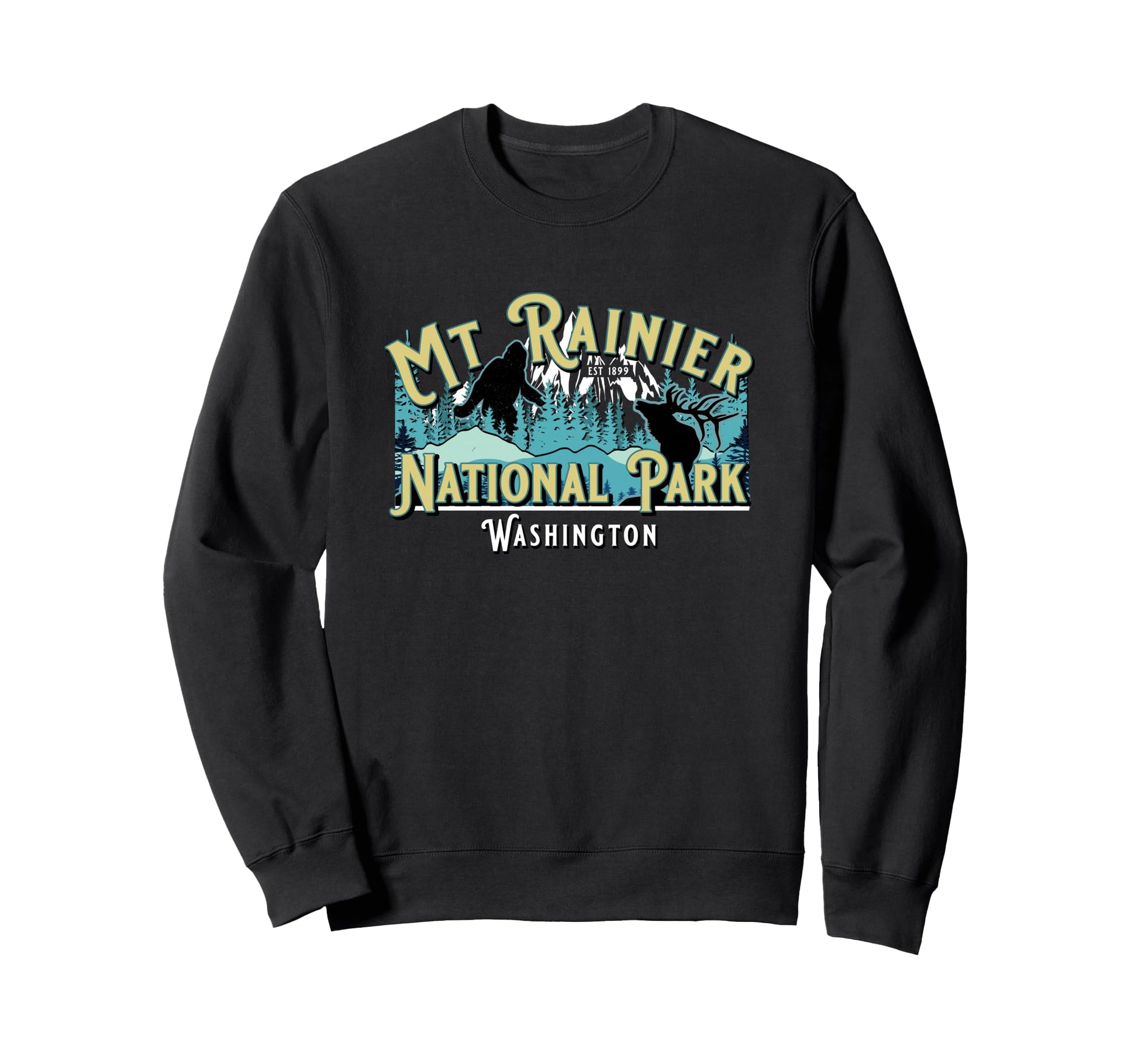 Mount Rainier National Park Sweatshirt - Casual Everyday Wear for Adults - T-Shirt, Sweatshirt, Hoodie
