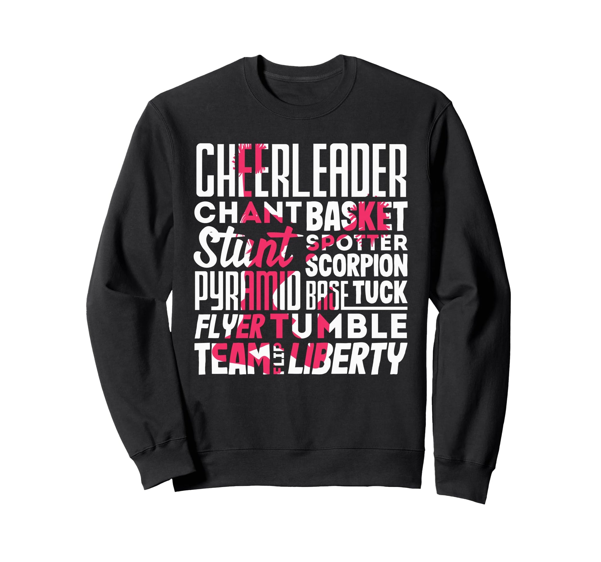 Cheerleader Cheer Moves Sweatshirt - Casual Everyday Wear for Adults - T-Shirt, Sweatshirt, Hoodie