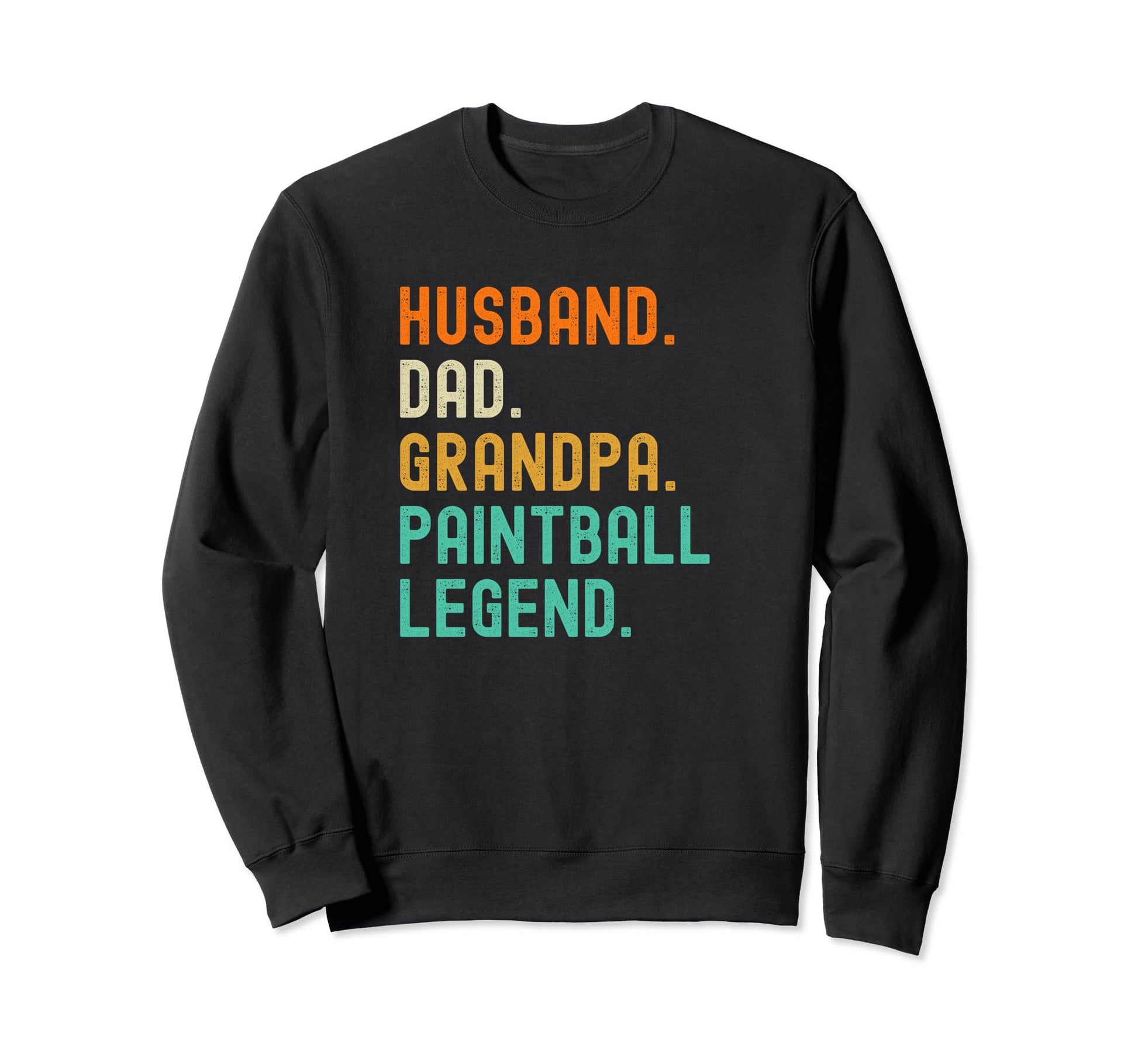 Husband Dad Grandpa Paintball Sweatshirt - Aesthetic Graphic Men Women - T-Shirt, Sweatshirt, Hoodie