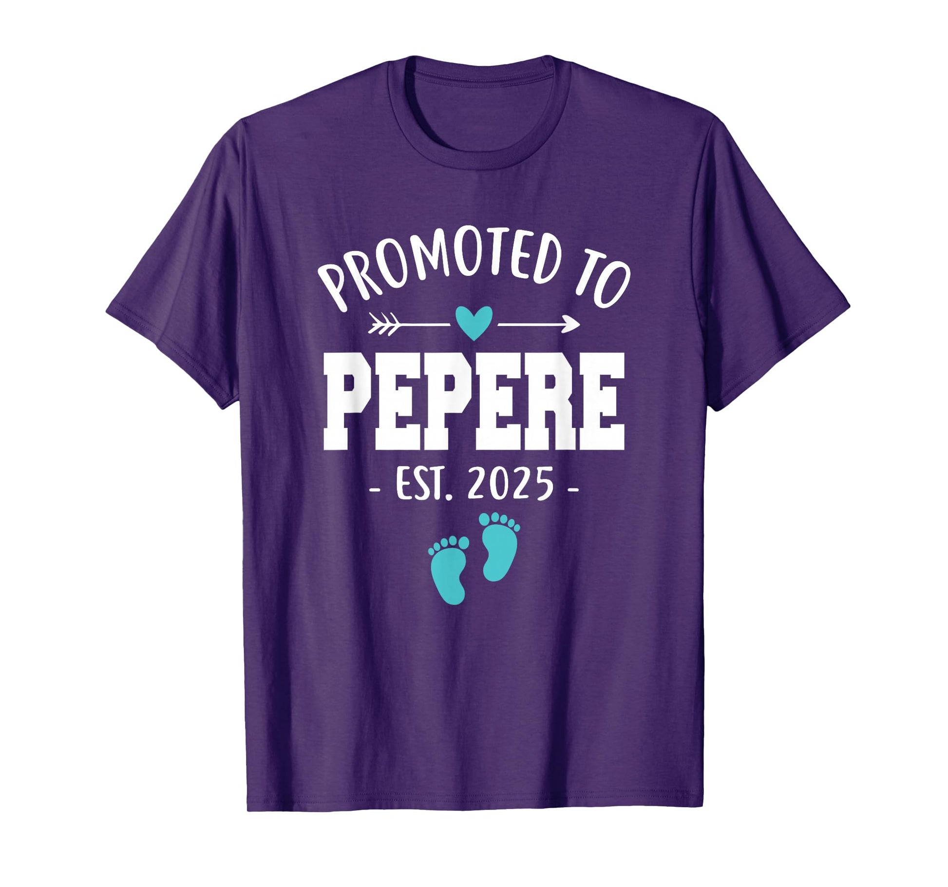Mens Promoted To Pepere Est 2025 Funny T-Shirt - Aesthetic Graphic Unisex - T-Shirt, Sweatshirt, Hoodie