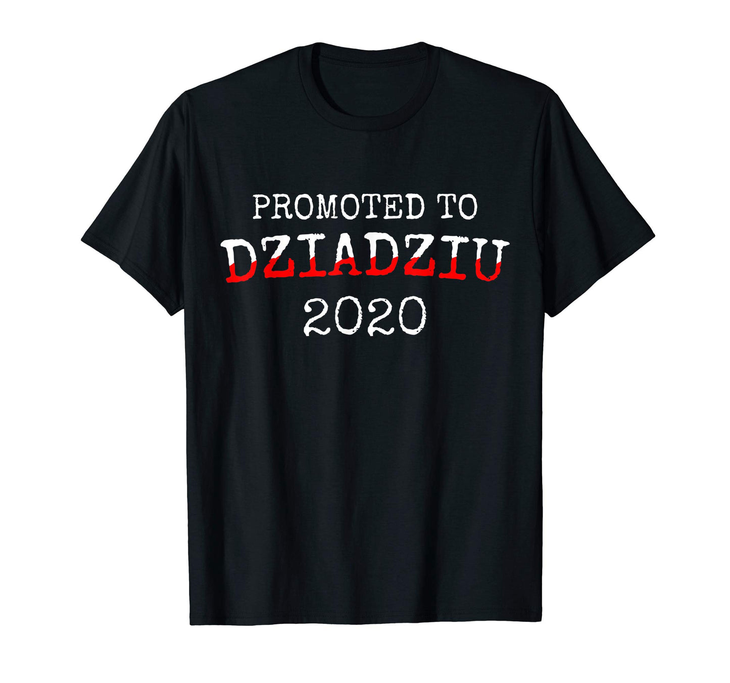 Mens Grandpa From Poland Promoted To T-Shirt - Minimalist Print Unisex - T-Shirt, Sweatshirt, Hoodie