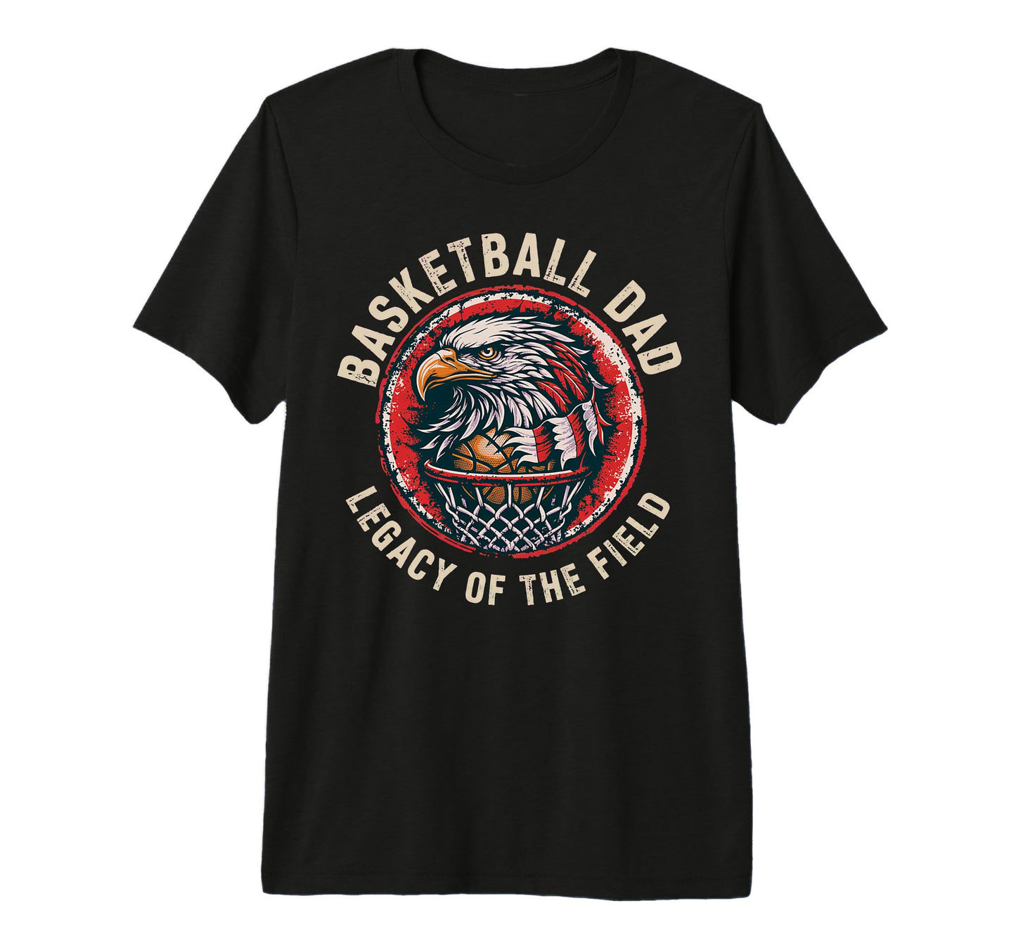 Legacy Field Basketball Dad Tri Blend T-Shirt - Streetwear Style for Adults - T-Shirt, Sweatshirt, Hoodie