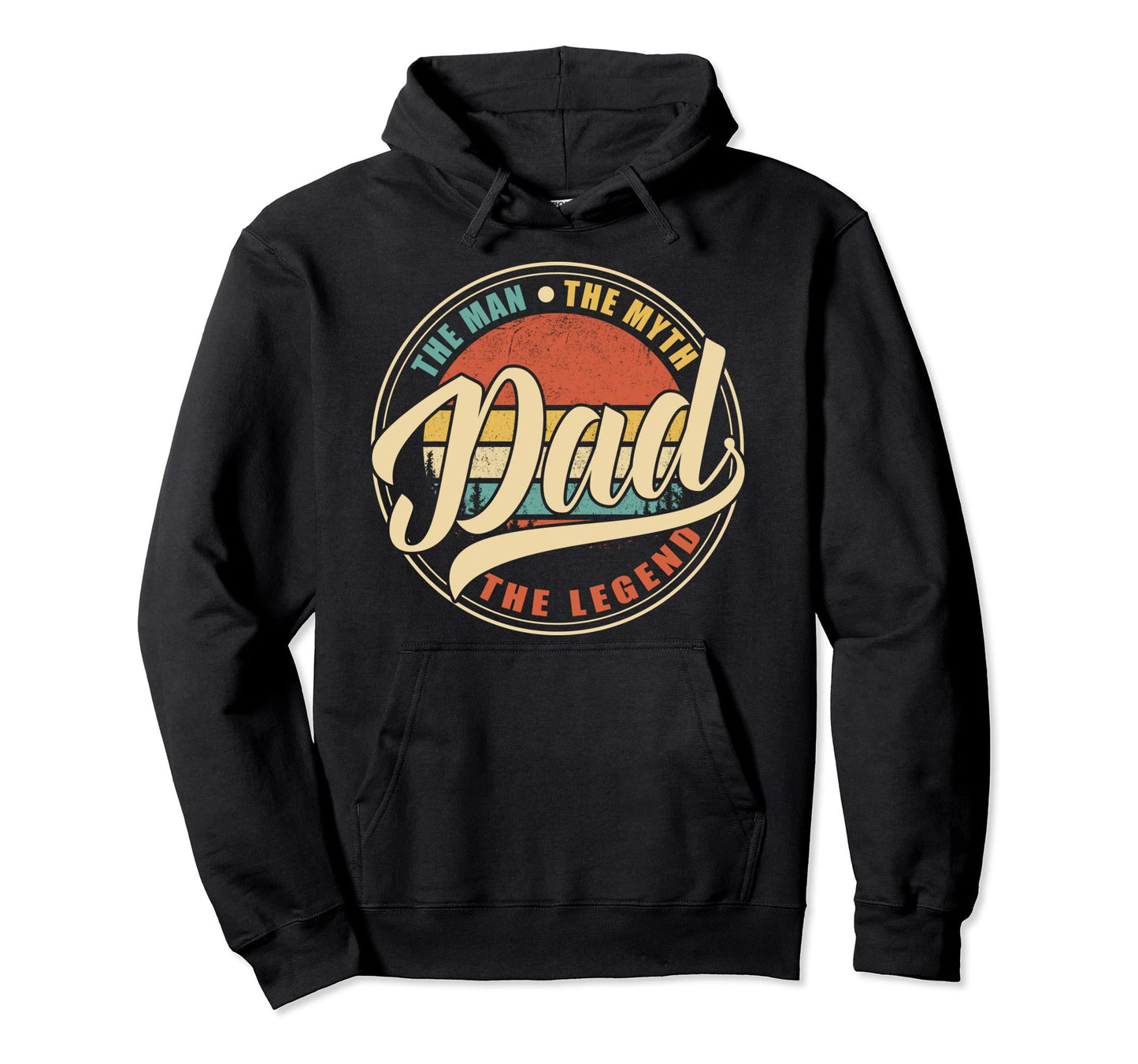 Dad Myth Legend Fathers Day Hoodie - Minimalist Print Unisex - T-Shirt, Sweatshirt, Hoodie