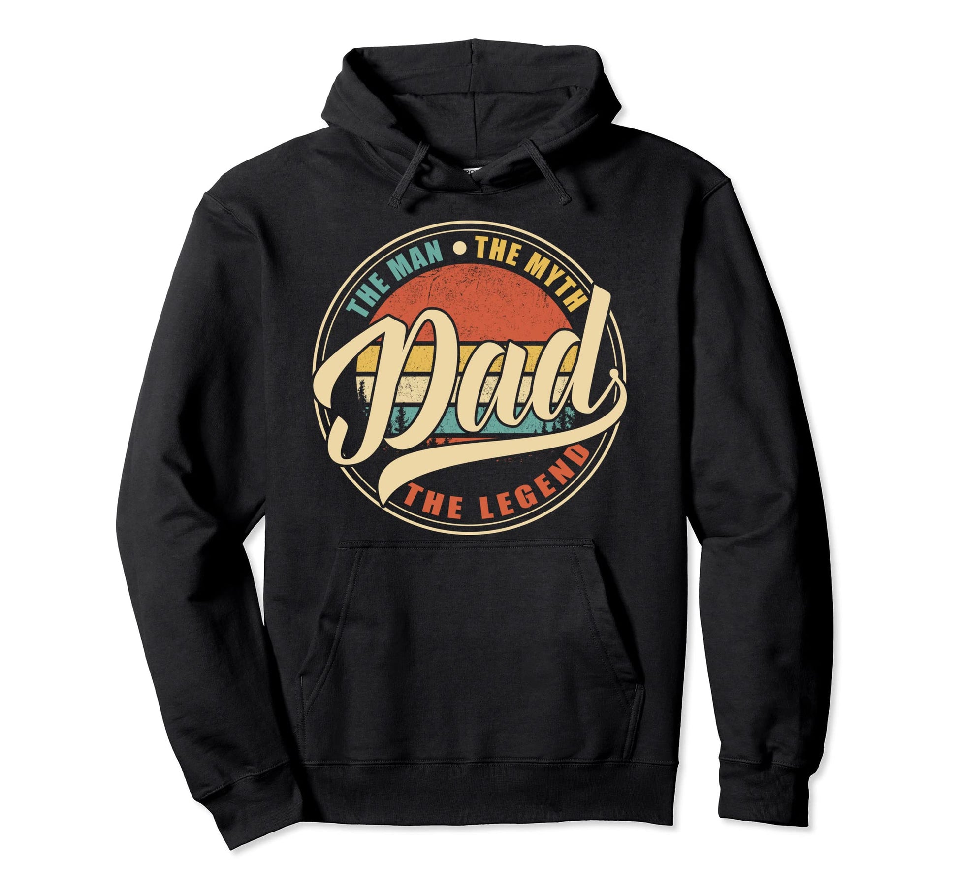 Dad Myth Legend Fathers Day Hoodie - Minimalist Print Unisex - T-Shirt, Sweatshirt, Hoodie