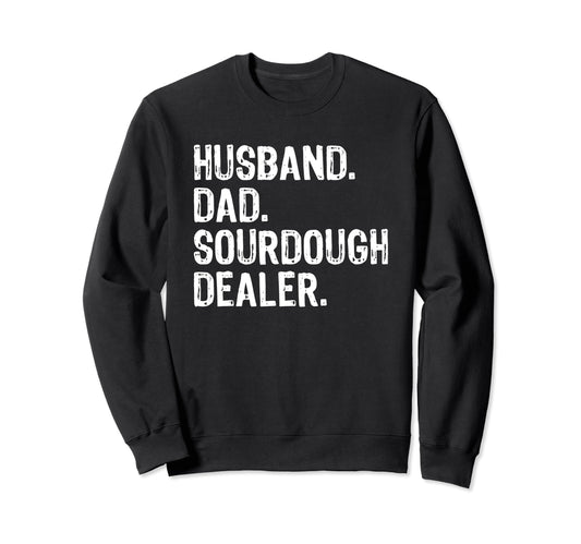 Black Husband Dad Sourdough T-Shirt - Casual Everyday Wear for Adults - T-Shirt, Sweatshirt, Hoodie