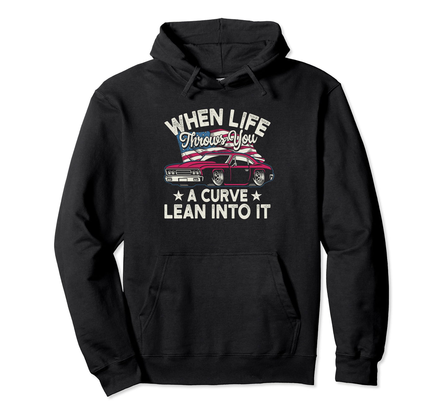 Motorcycle Biker When Life Throws Hoodie - Fun Novelty Design Men Women - T-Shirt, Sweatshirt, Hoodie