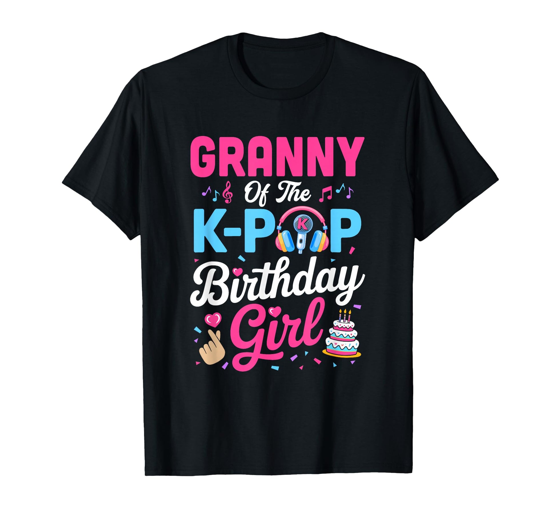 Granny K Pop Birthday Korean Music T-Shirt - Minimalist Print Men Women - T-Shirt, Sweatshirt, Hoodie