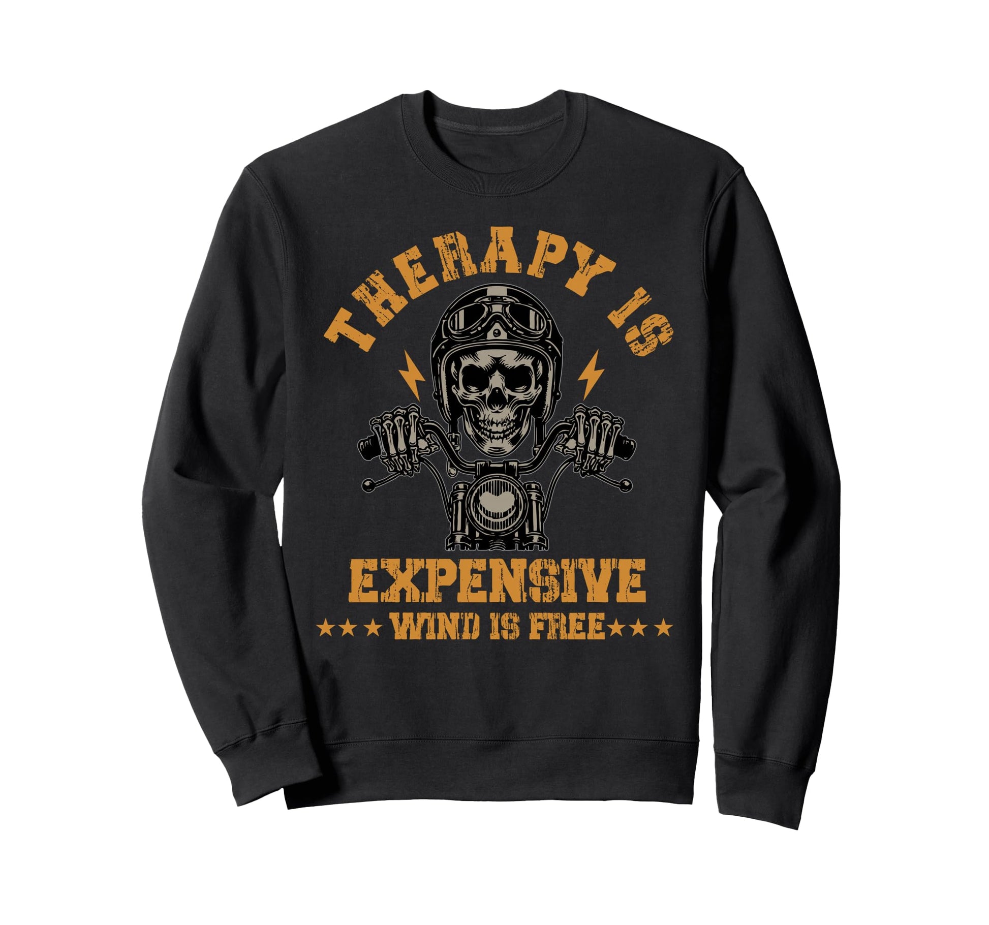 Therapy Is Expensive Wind Is Free Sweatshirt - Novelty Apparel for Adults - T-Shirt, Sweatshirt, Hoodie