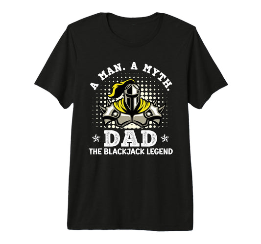 Blackjack Casino Myth Dad Blackjack T-Shirt - Custom Art Print for Adults - T-Shirt, Sweatshirt, Hoodie