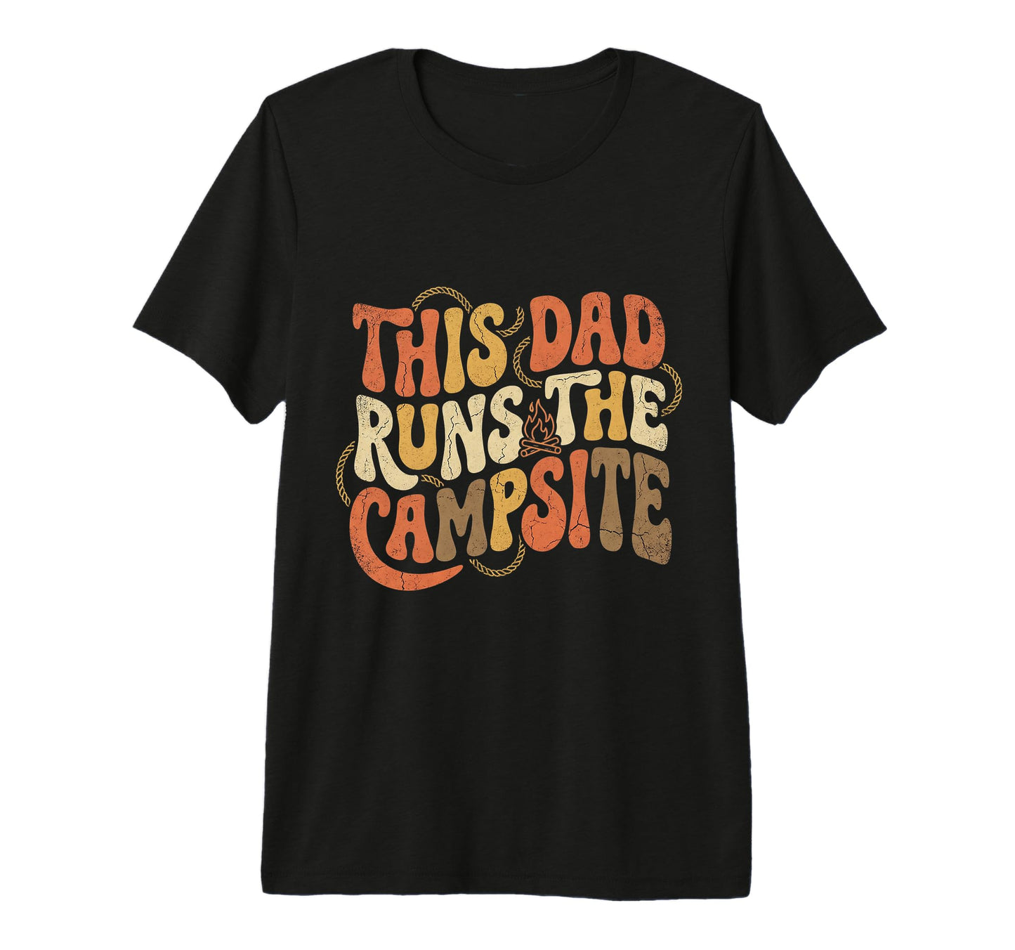 Mens Funny Dad Camping Outdoor Gift T-Shirt - Custom Art Print for Adults - T-Shirt, Sweatshirt, Hoodie