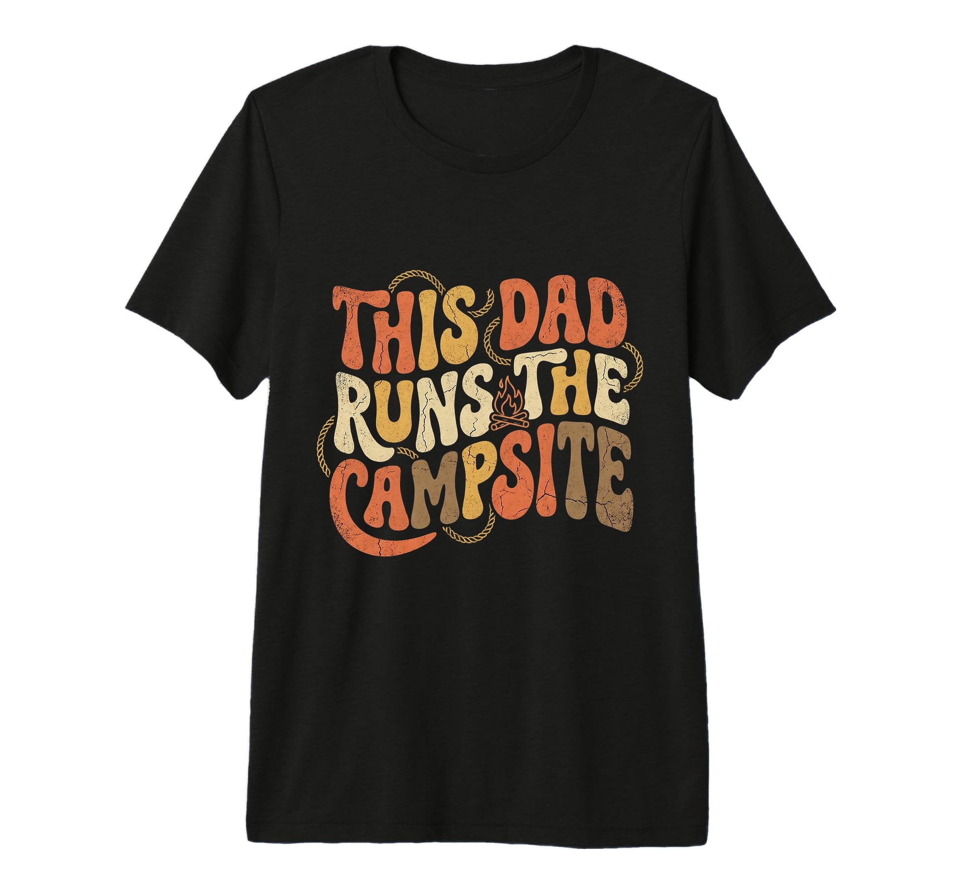 Mens Funny Dad Camping Outdoor Gift T-Shirt - Custom Art Print for Adults - T-Shirt, Sweatshirt, Hoodie