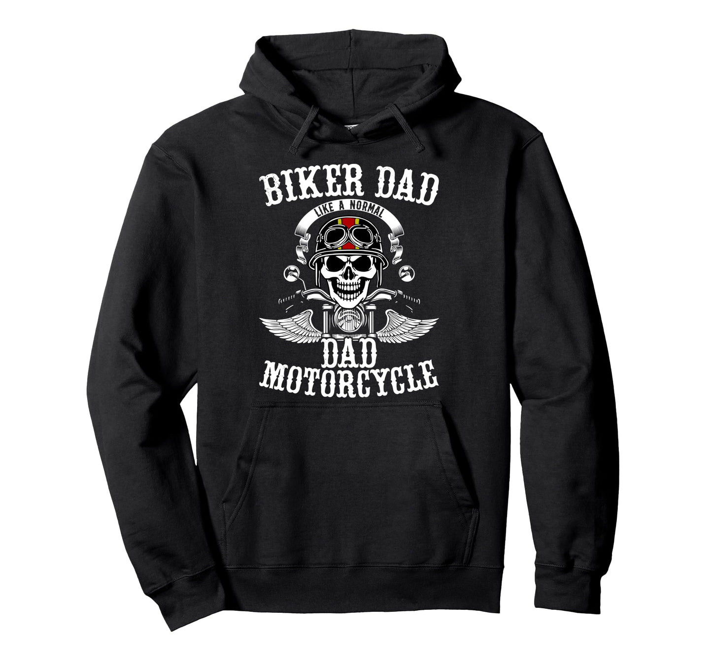 Father Rider Biker Dad Fathers Day Biker Hoodie - Custom Art Print Unisex - T-Shirt, Sweatshirt, Hoodie