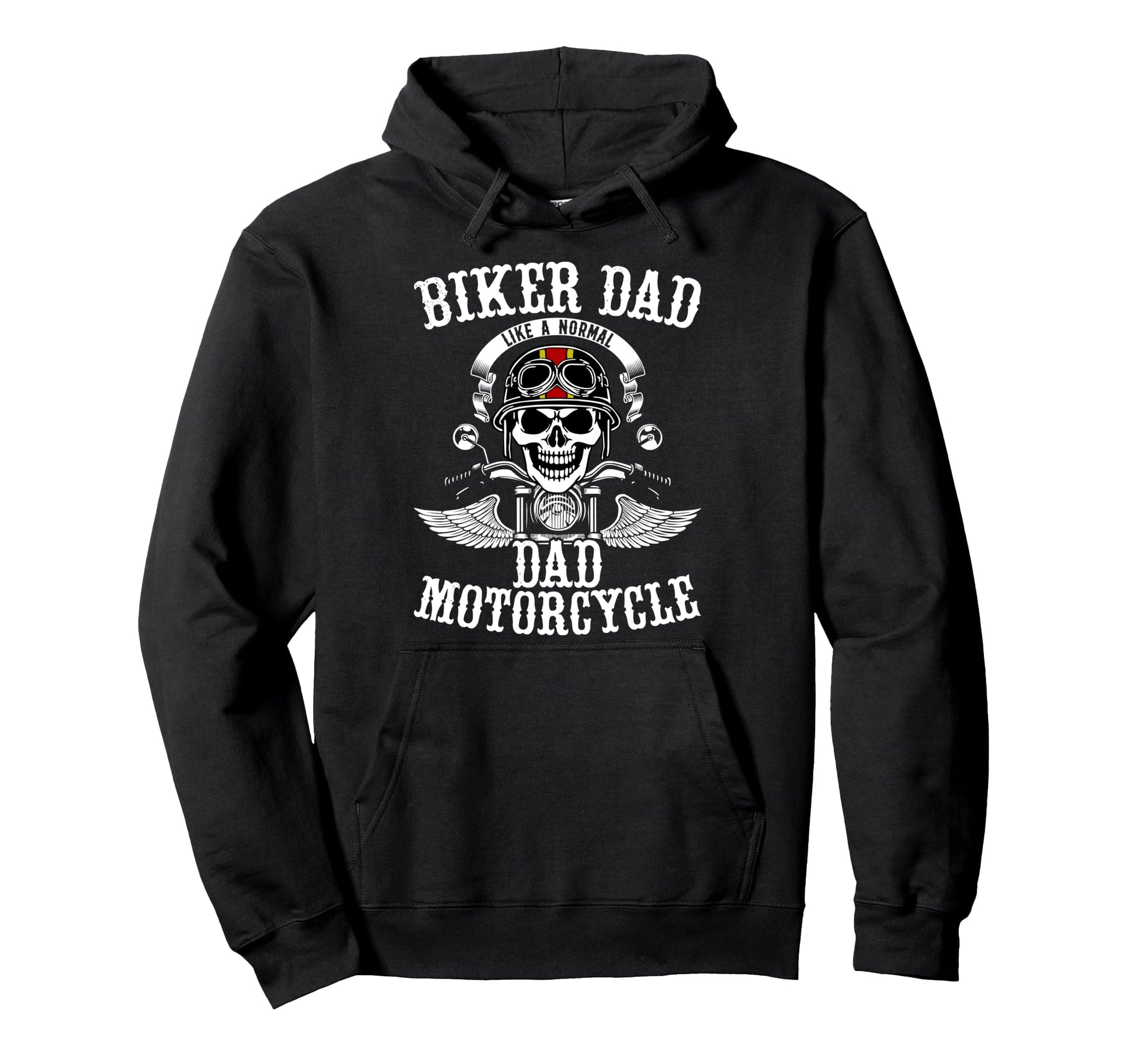 Father Rider Biker Dad Fathers Day Biker Hoodie - Custom Art Print Unisex - T-Shirt, Sweatshirt, Hoodie