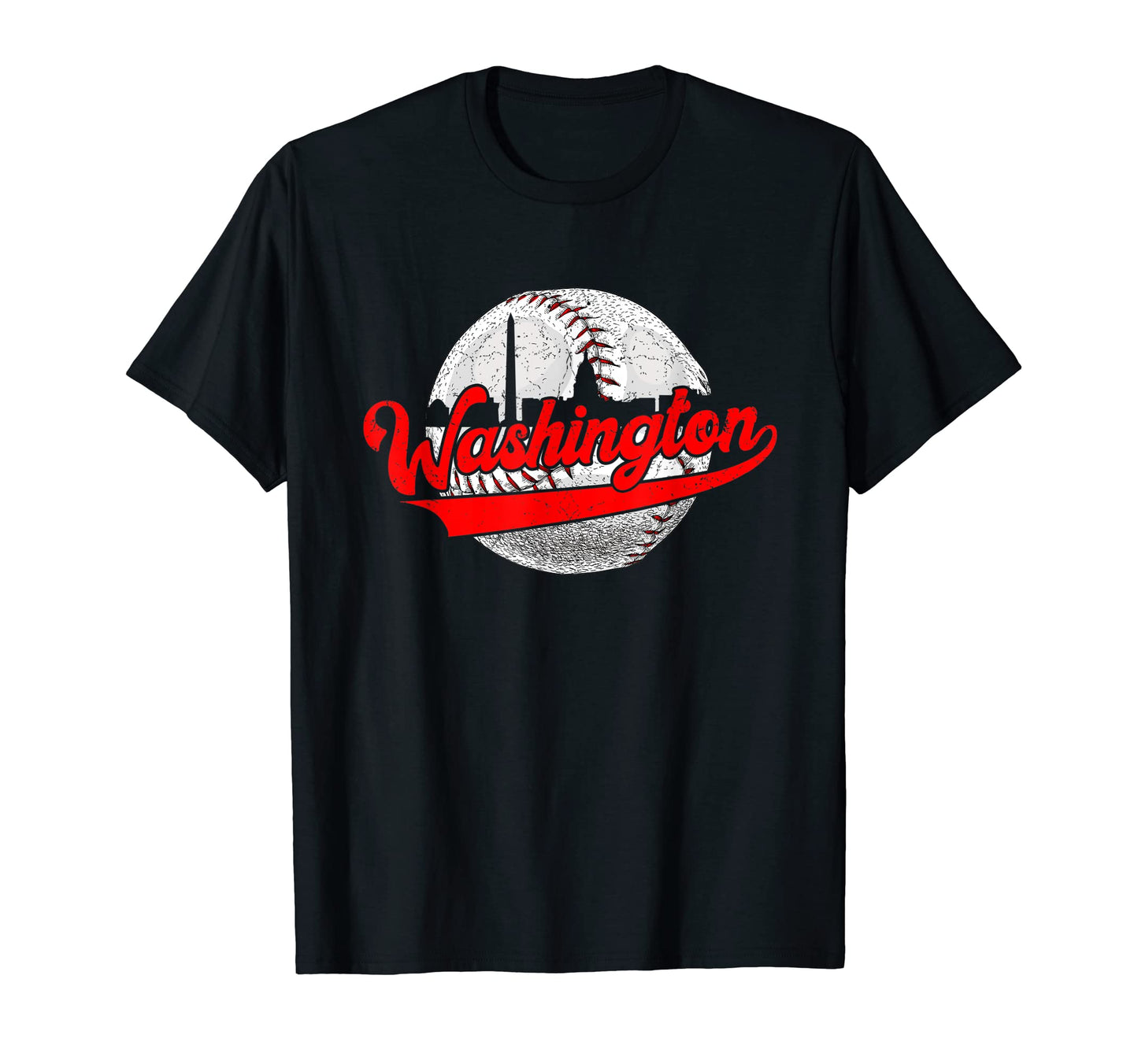 Washington Baseball Lover Game Day Dad T-Shirt - Trendy Graphic for Adults - T-Shirt, Sweatshirt, Hoodie
