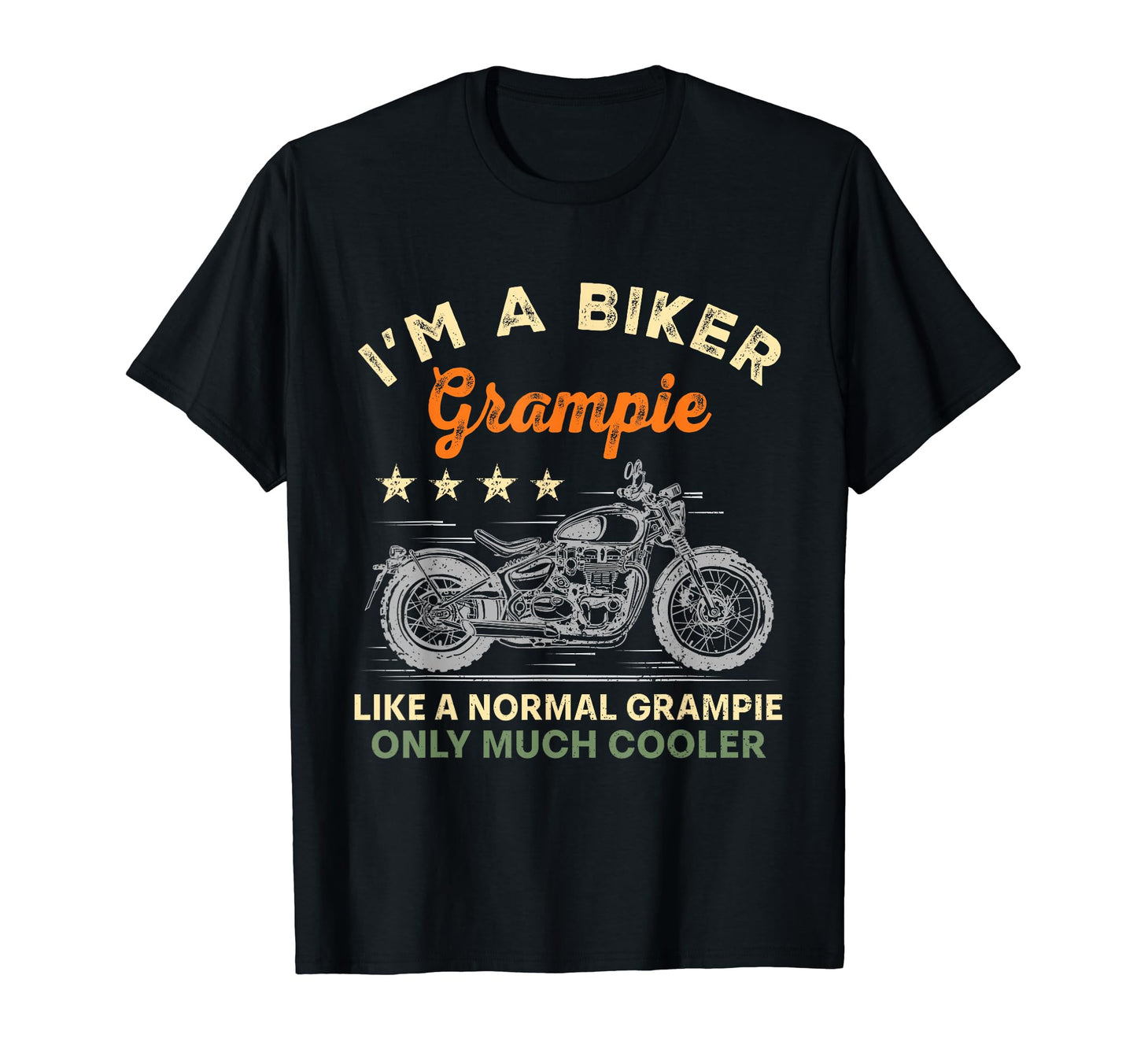 Im Biker Grampie Motorcycle Rider T-Shirt - Minimalist Print for Adults - T-Shirt, Sweatshirt, Hoodie