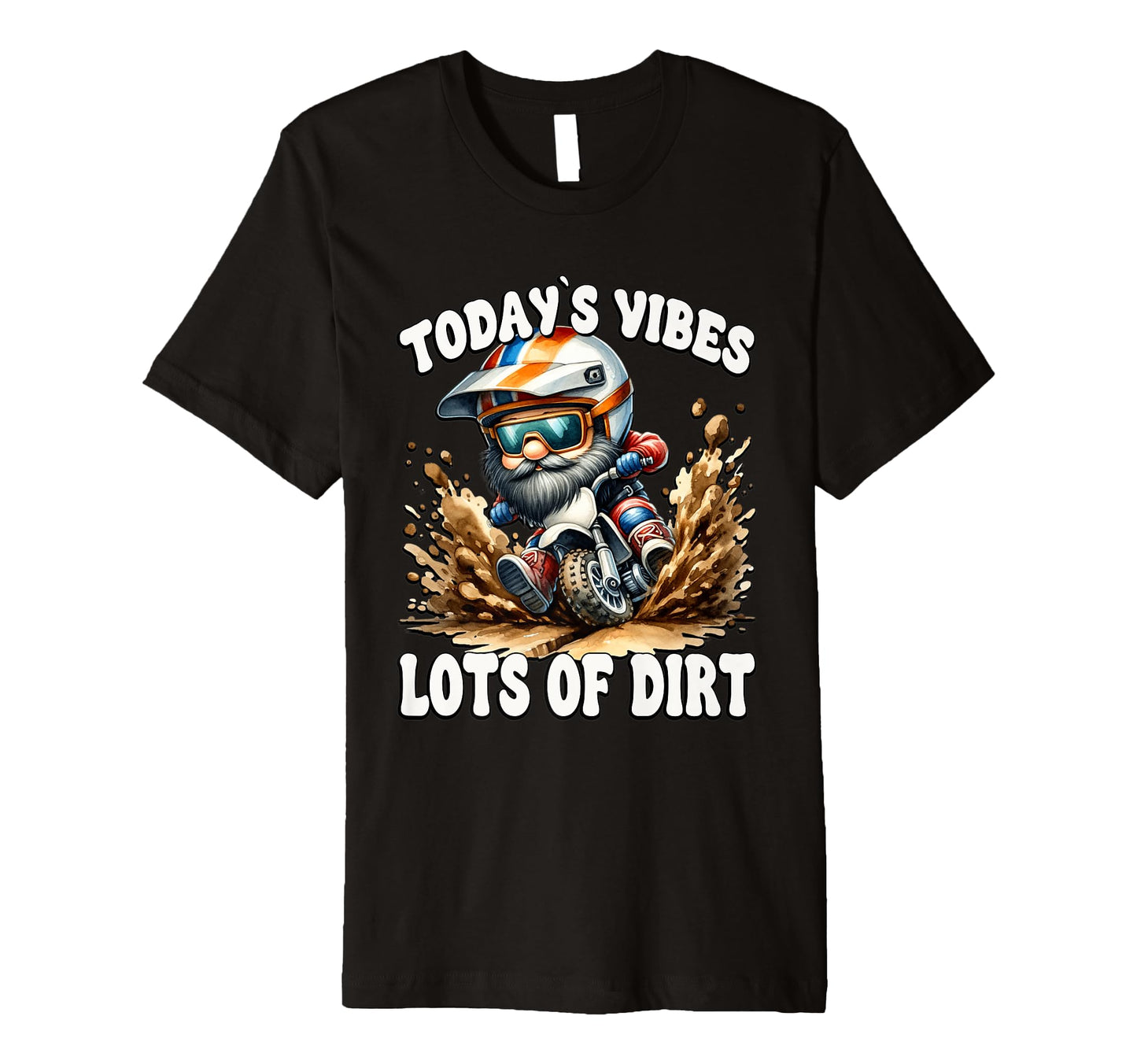 Motocross Gnome Dad And Funny Dirt Bike T-Shirt - Aesthetic Graphic Unisex - T-Shirt, Sweatshirt, Hoodie