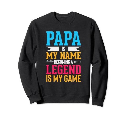Best Dad Funny Father Daddy Husband Sweatshirt - Trendy Graphic for Adults - T-Shirt, Sweatshirt, Hoodie