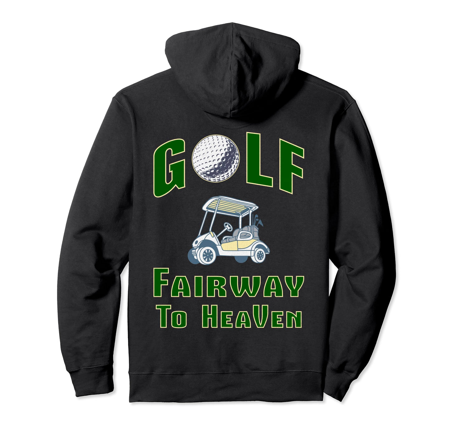 Dad Golfer Fairway Golfing Driving Hoodie - Novelty Apparel for Adults - T-Shirt, Sweatshirt, Hoodie