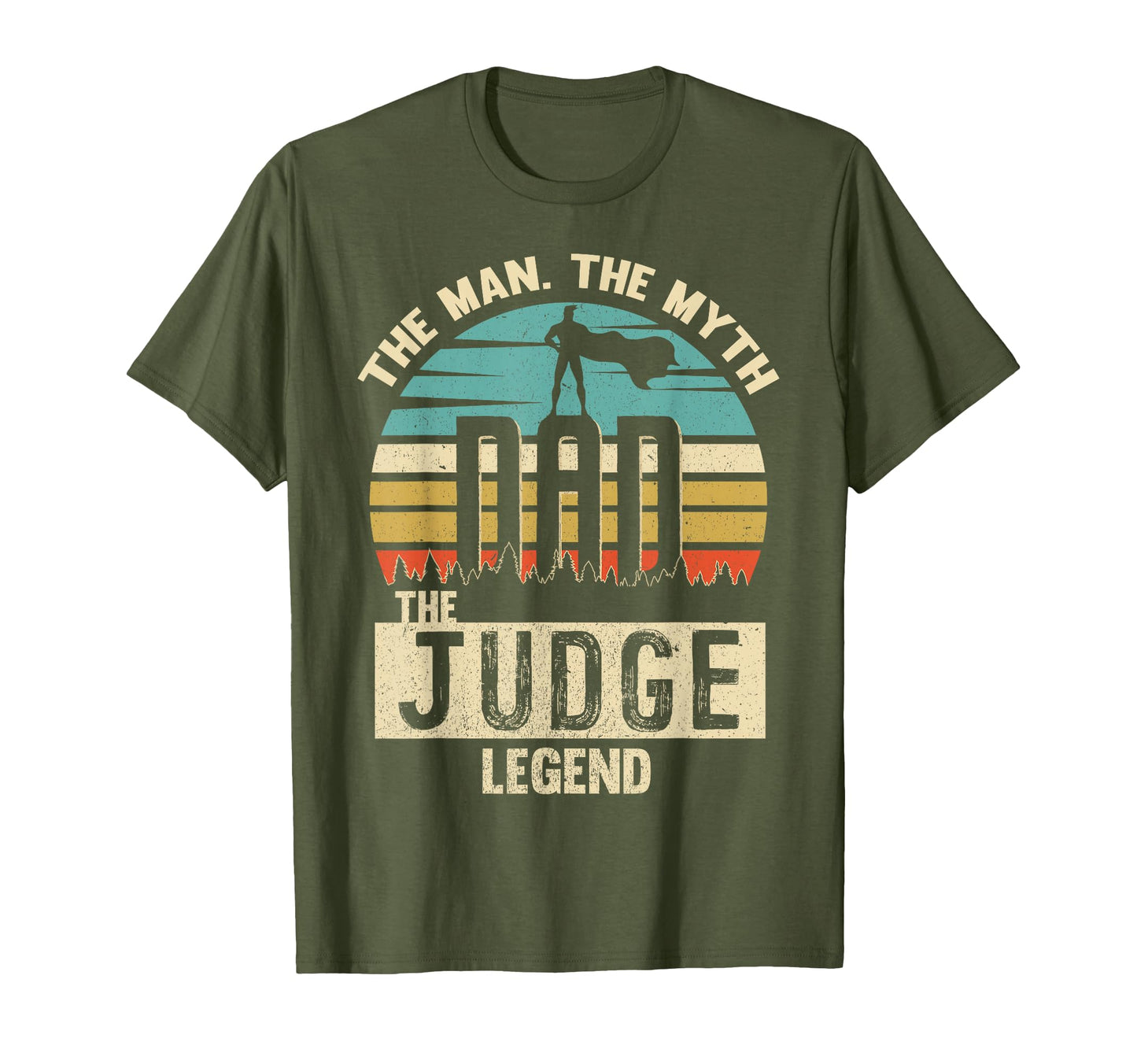 Mens Myth Legend Dad Judge Amazing T-Shirt - Aesthetic Graphic Men Women - T-Shirt, Sweatshirt, Hoodie
