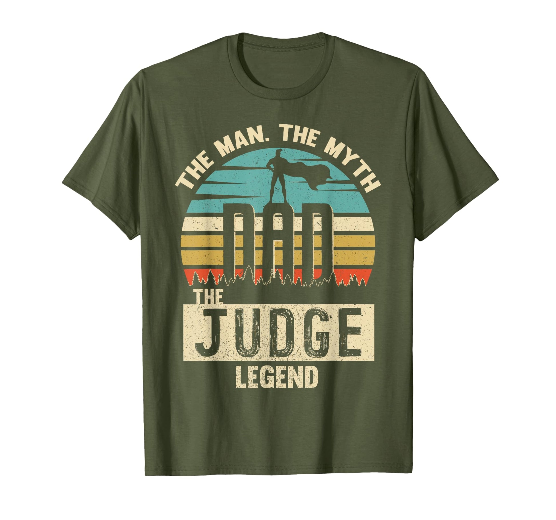 Mens Myth Legend Dad Judge Amazing T-Shirt - Aesthetic Graphic Men Women - T-Shirt, Sweatshirt, Hoodie