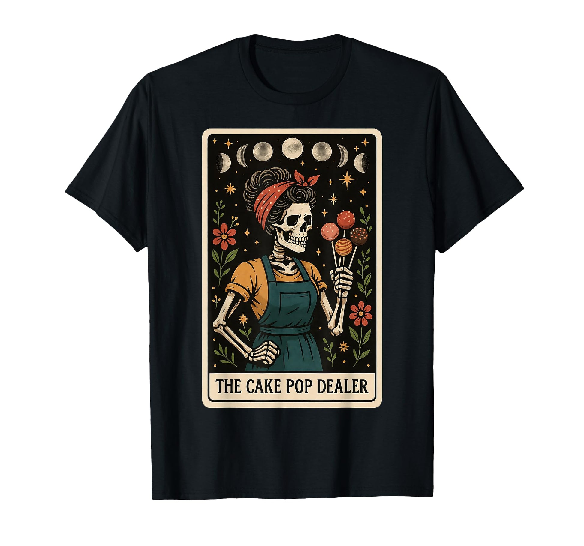 Cake Pop Dealer Cake Pops Tarot T-Shirt - Casual Everyday Wear for Adults - T-Shirt, Sweatshirt, Hoodie