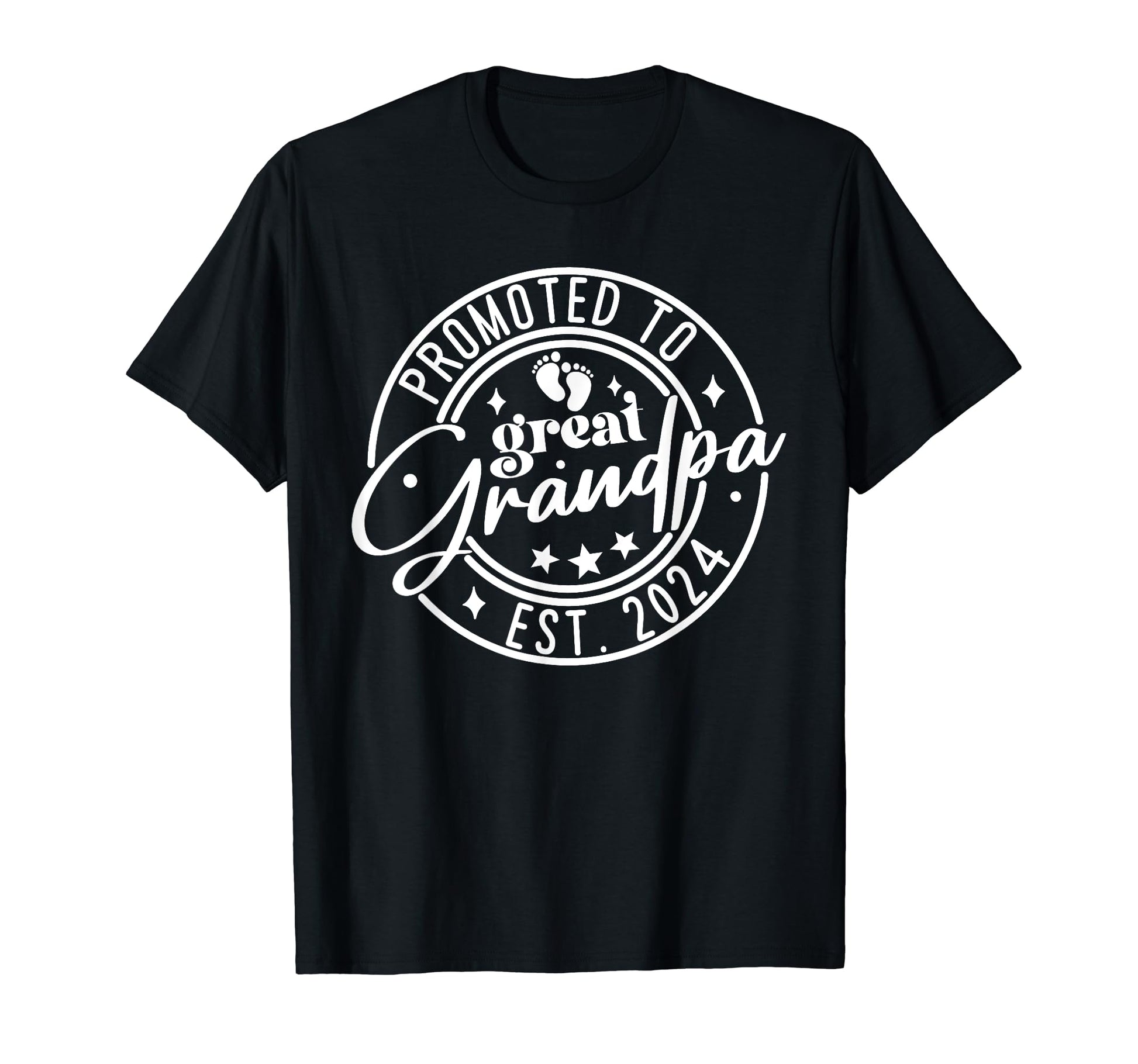 Promoted To Great Great Grandpa Est T-Shirt - Aesthetic Graphic Men Women - T-Shirt, Sweatshirt, Hoodie