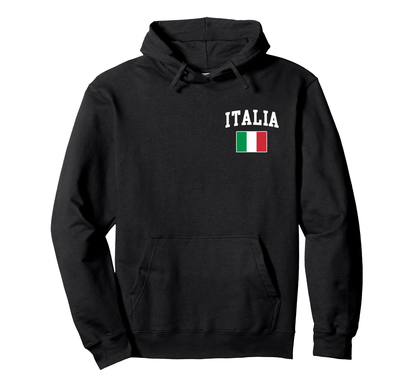 Italia Flag Italy Italian Italiano Hoodie - Minimalist Print Men Women - T-Shirt, Sweatshirt, Hoodie