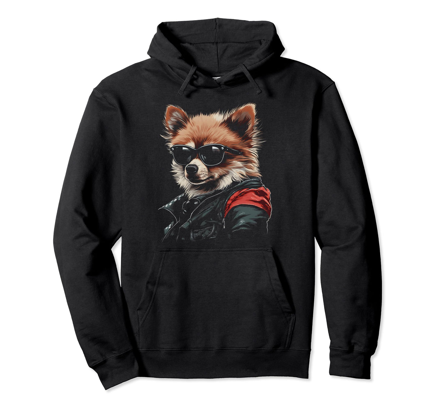 Motorcycle Dad Biker Dog Funny Hoodie - Streetwear Style for Adults - T-Shirt, Sweatshirt, Hoodie