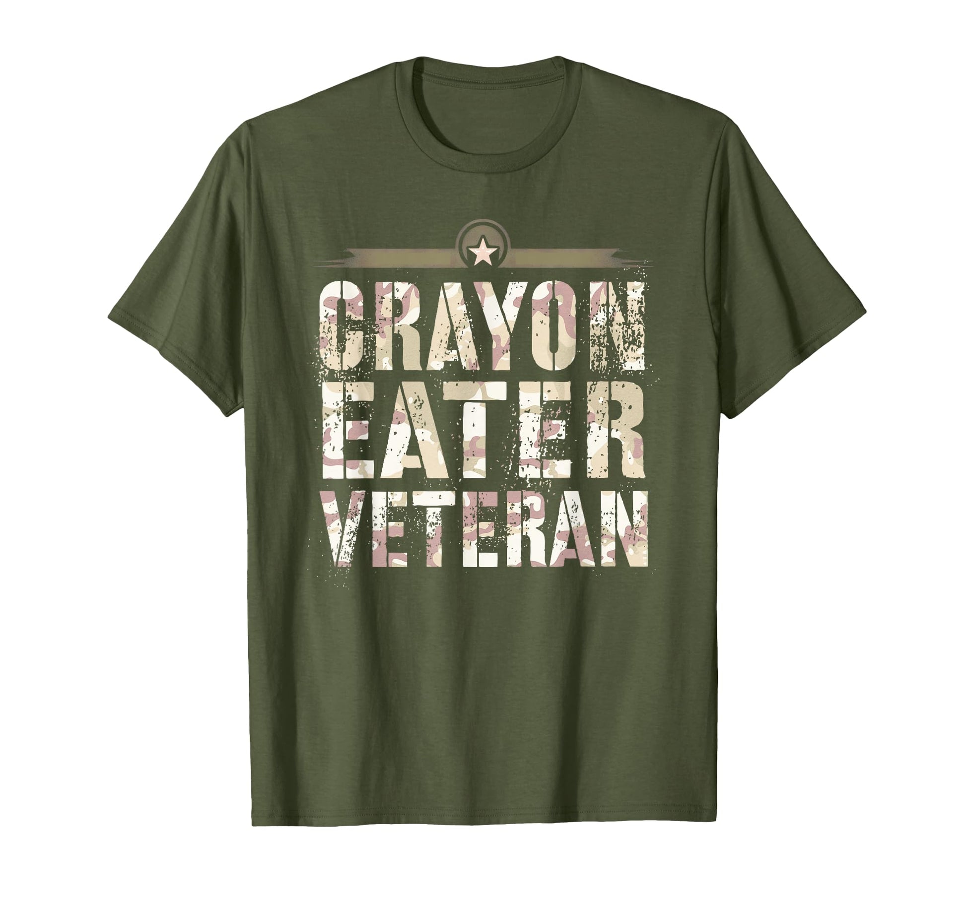Crayon Eater Veteran Soldier Team T-Shirt - Minimalist Print Unisex - T-Shirt, Sweatshirt, Hoodie