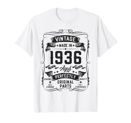 1936 90Yr 90Th Birthday Gifts 90 T-Shirt - Streetwear Style for Adults - T-Shirt, Sweatshirt, Hoodie