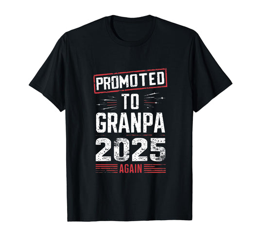Announcement New Promoted To Grandpa T-Shirt - Aesthetic Graphic Unisex - T-Shirt, Sweatshirt, Hoodie