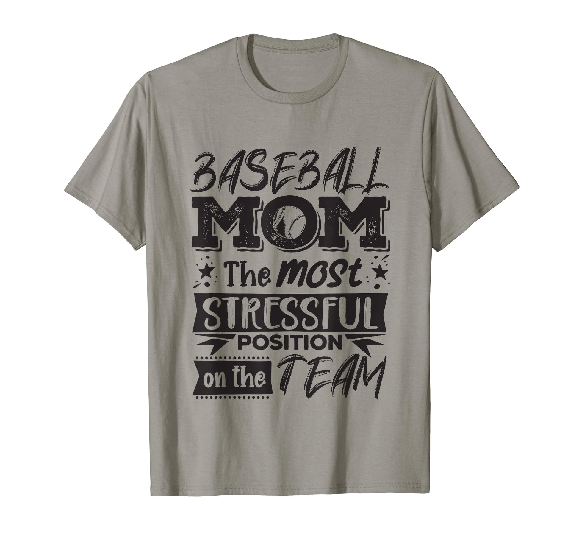 Baseball Mom Baseball Lover T-Shirt - Casual Everyday Wear Unisex - T-Shirt, Sweatshirt, Hoodie