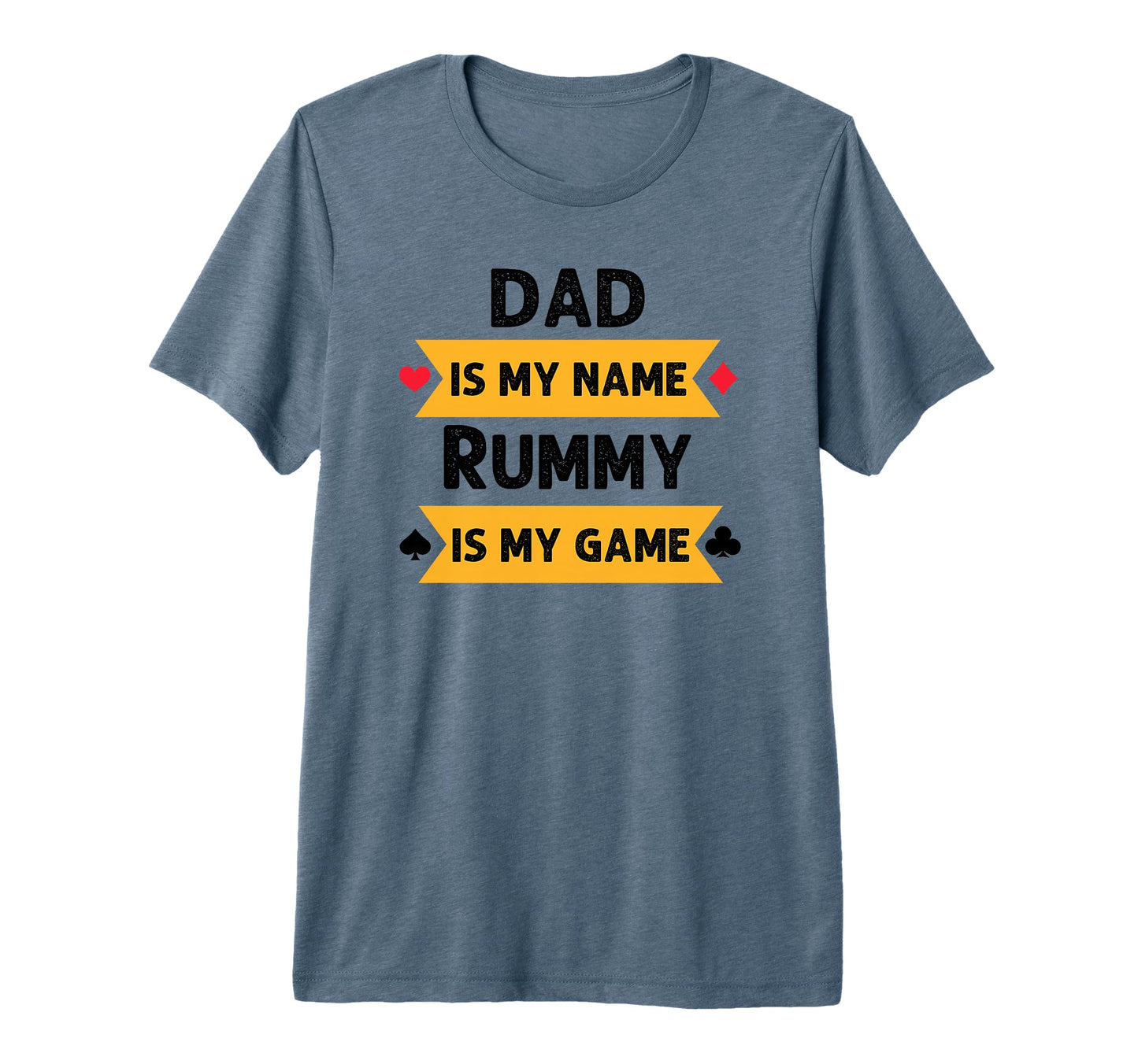 Funny Dad Is My Name Rummy Is My Game T-Shirt - Aesthetic Graphic Unisex - T-Shirt, Sweatshirt, Hoodie