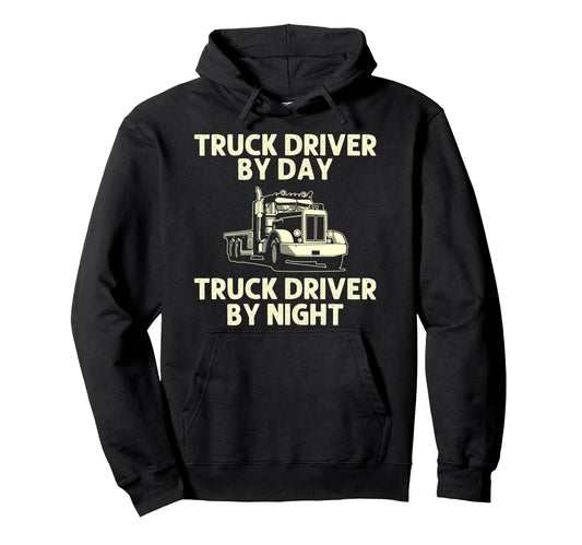 Best Truck Driver Art Dad Trucking Hoodie - Aesthetic Graphic Men Women - T-Shirt, Sweatshirt, Hoodie