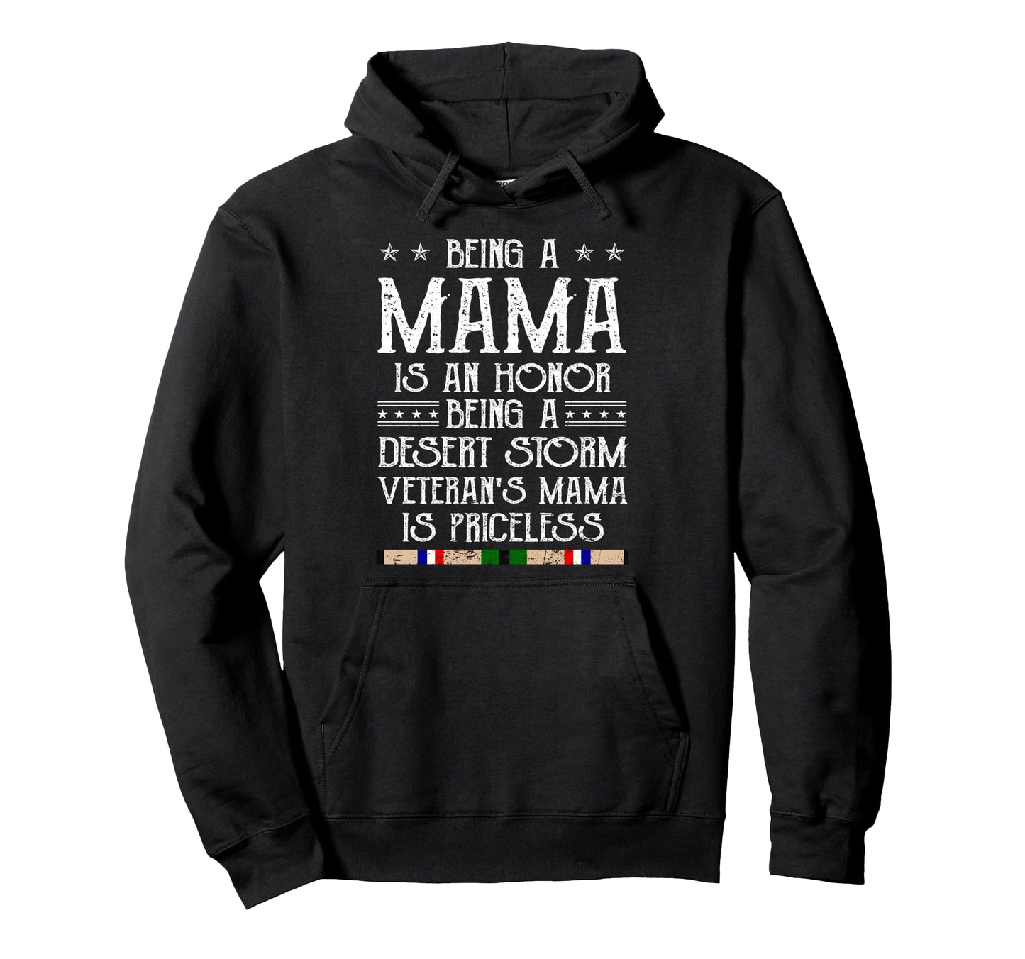 Proud Desert Storm Veteran Mama Gulf War Hoodie - Graphic Print for Adults - T-Shirt, Sweatshirt, Hoodie