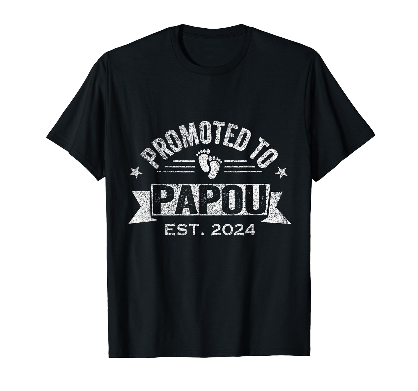 Promoted To Papou Est 2024 Greek T-Shirt - Aesthetic Graphic Men Women - T-Shirt, Sweatshirt, Hoodie