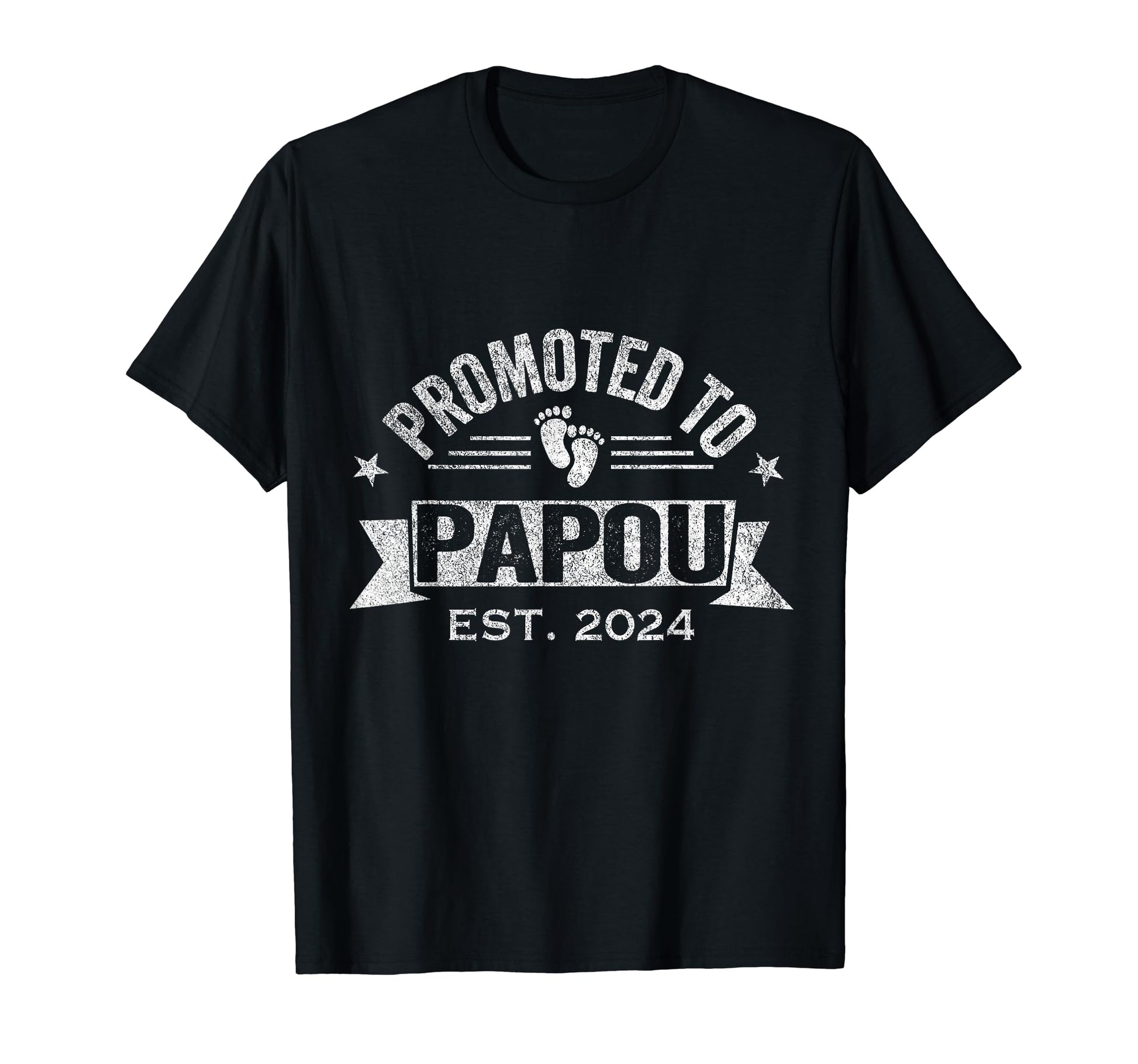 Promoted To Papou Est 2024 Greek T-Shirt - Aesthetic Graphic Men Women - T-Shirt, Sweatshirt, Hoodie