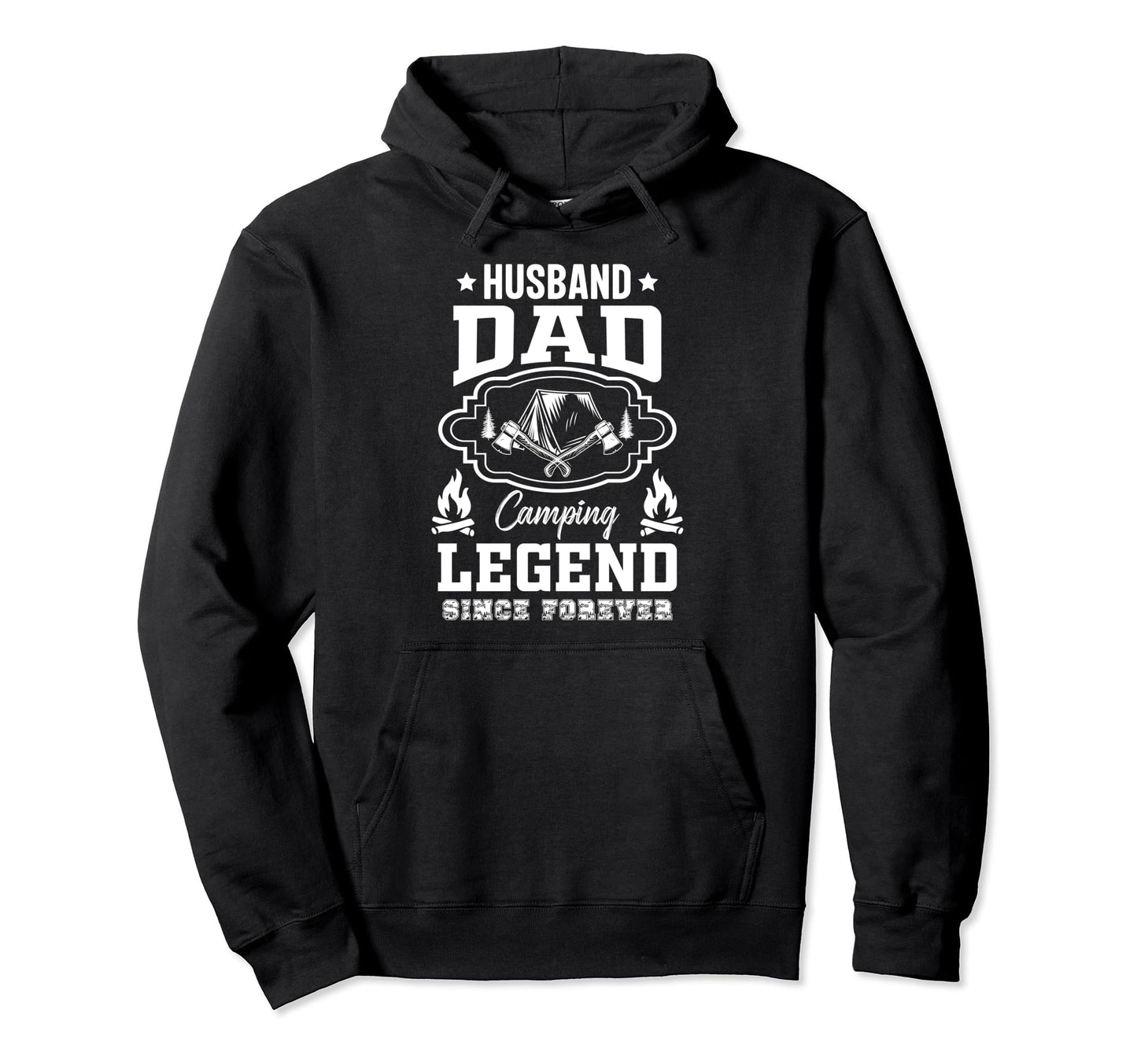 Husband Dad Camping Legend Since Hoodie - Novelty Apparel Men Women - T-Shirt, Sweatshirt, Hoodie