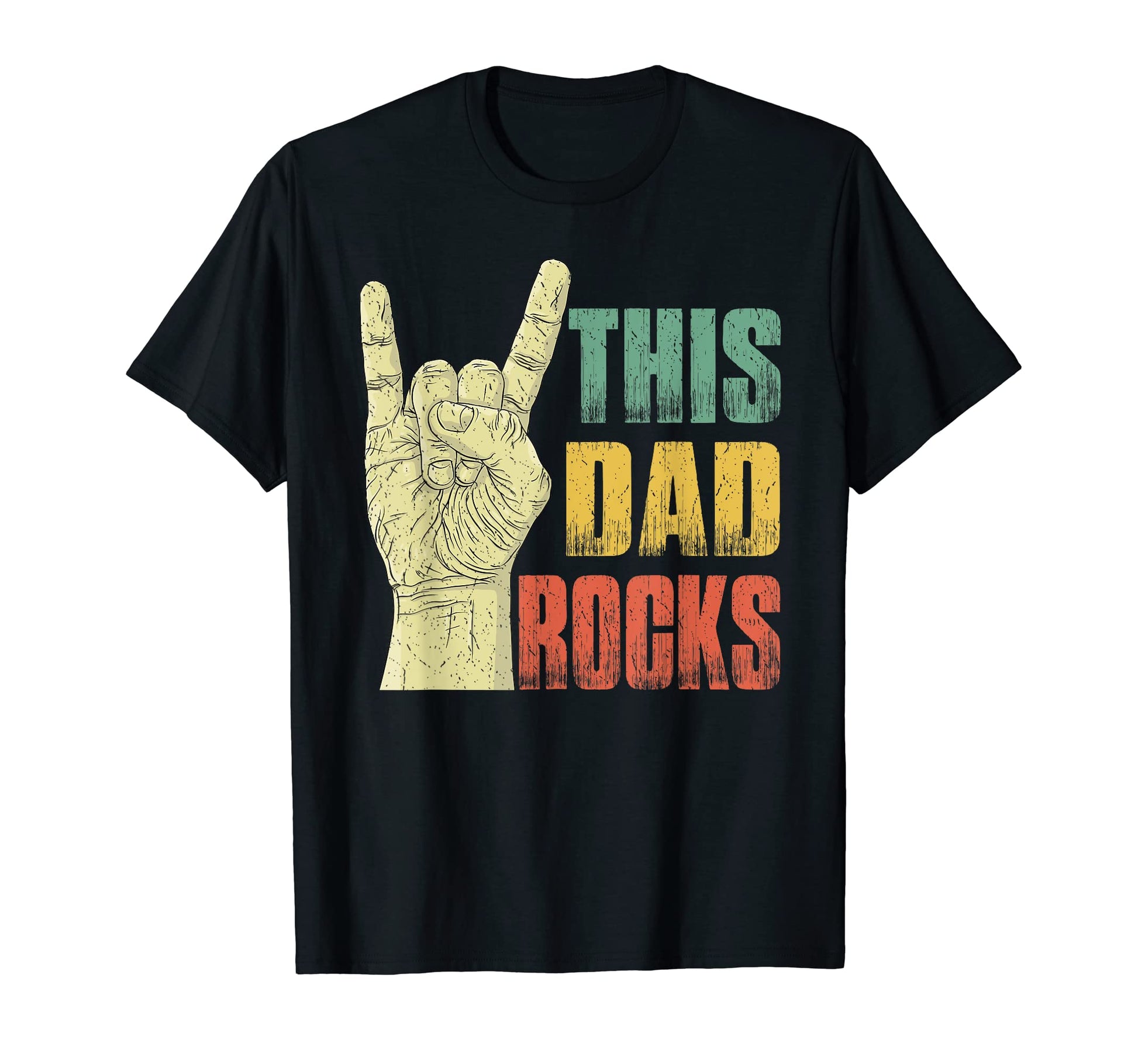 This Dad Rocks Musician Fathers Day T-Shirt - Streetwear Style Men Women - T-Shirt, Sweatshirt, Hoodie