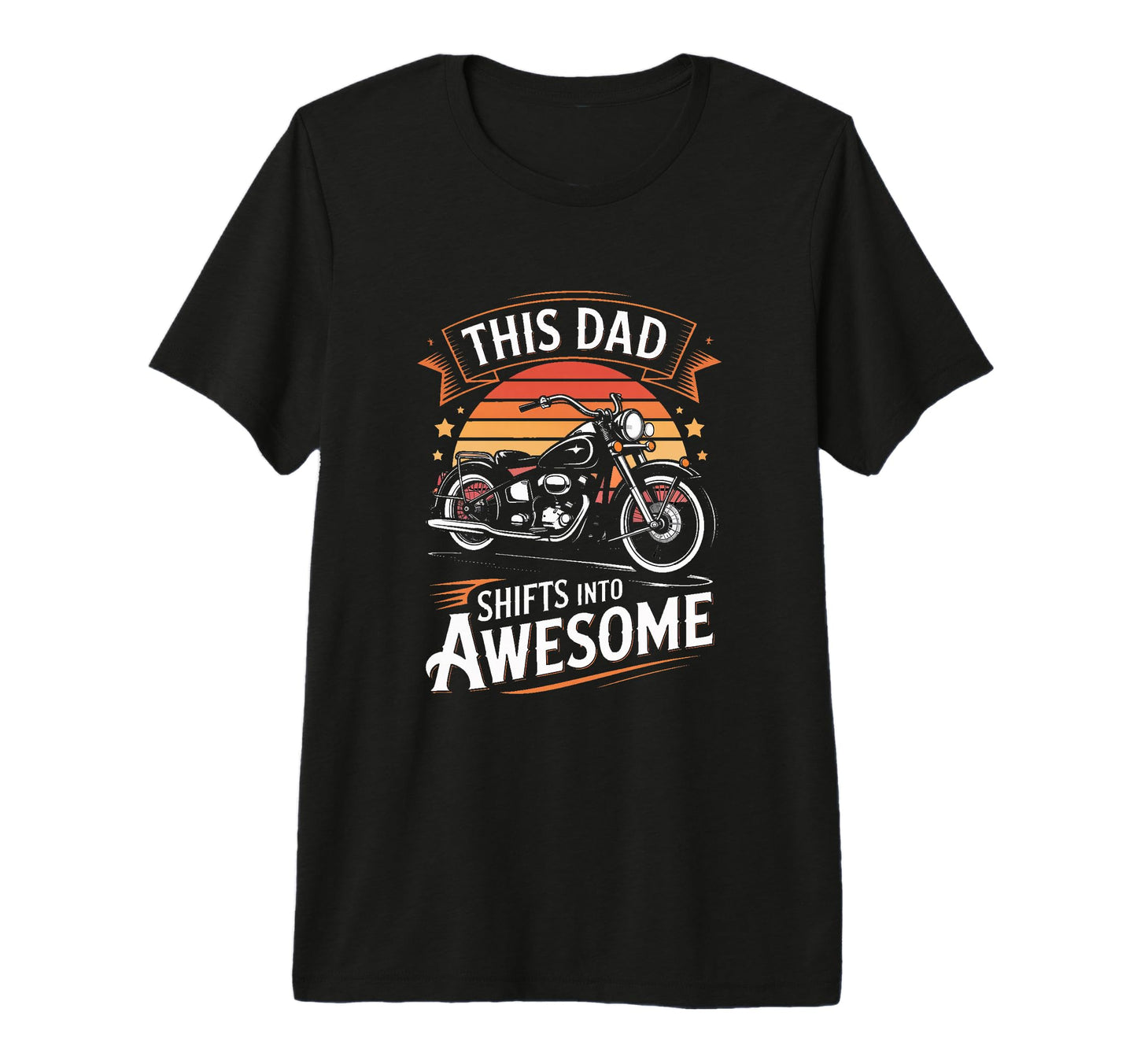 This Dad Shifts Into Awesome T-Shirt - Novelty Apparel for Adults - T-Shirt, Sweatshirt, Hoodie