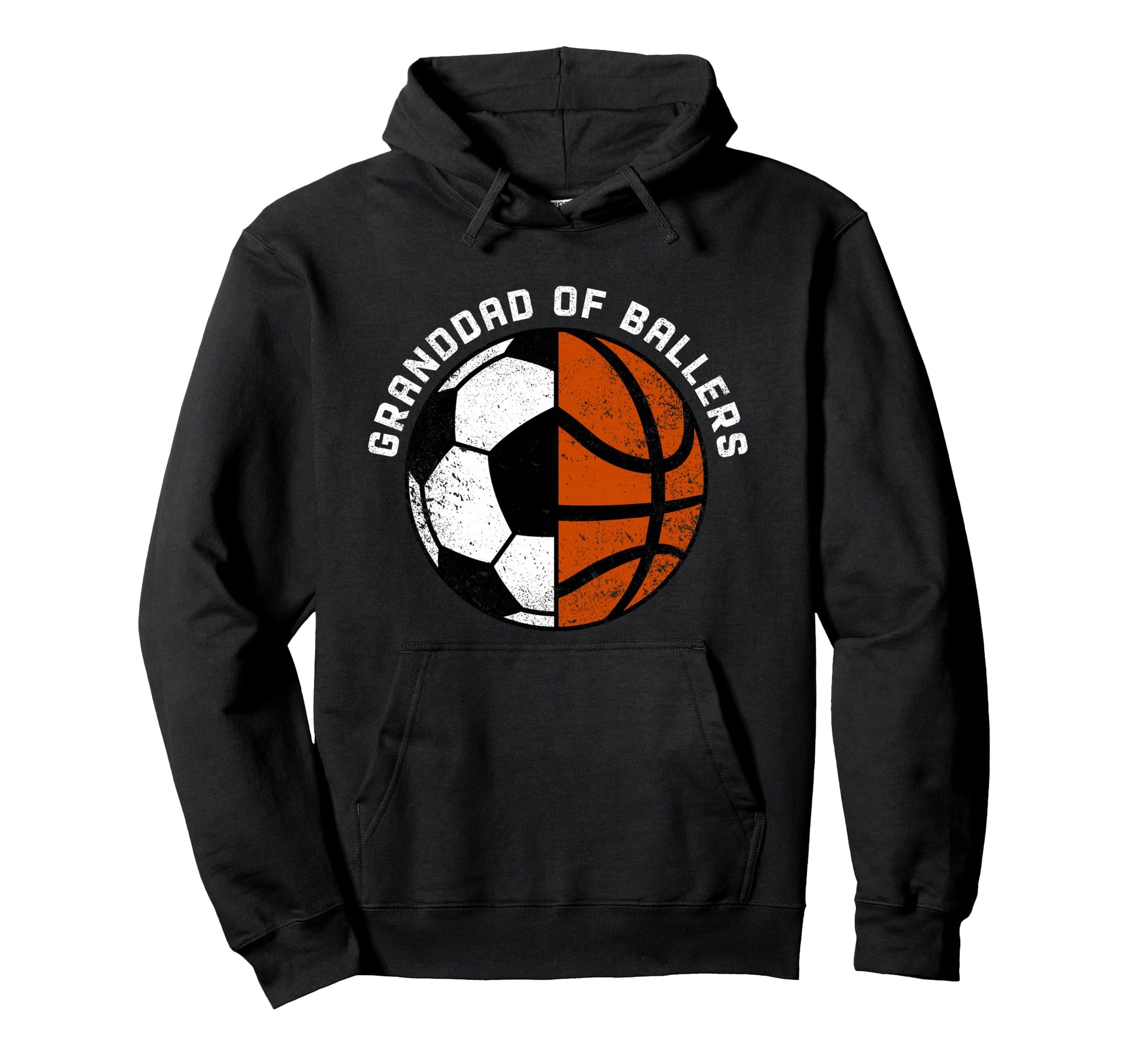 Granddad Ballers Funny Soccer Hoodie - Minimalist Print Men Women - T-Shirt, Sweatshirt, Hoodie