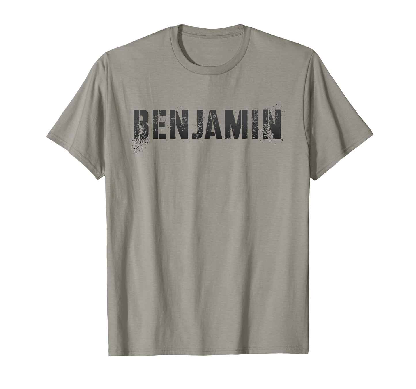 First Name Benjamin Military T-Shirt - Casual Everyday Wear Unisex - T-Shirt, Sweatshirt, Hoodie